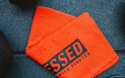 Fitnessed Signature Red Fitness Towel – Elevate Your Workout in Style!